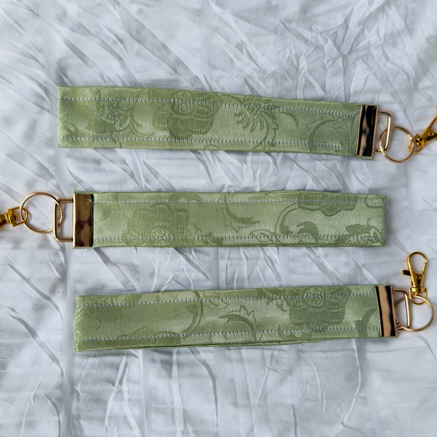 Matcha Mermaid Key Fob Wristlet