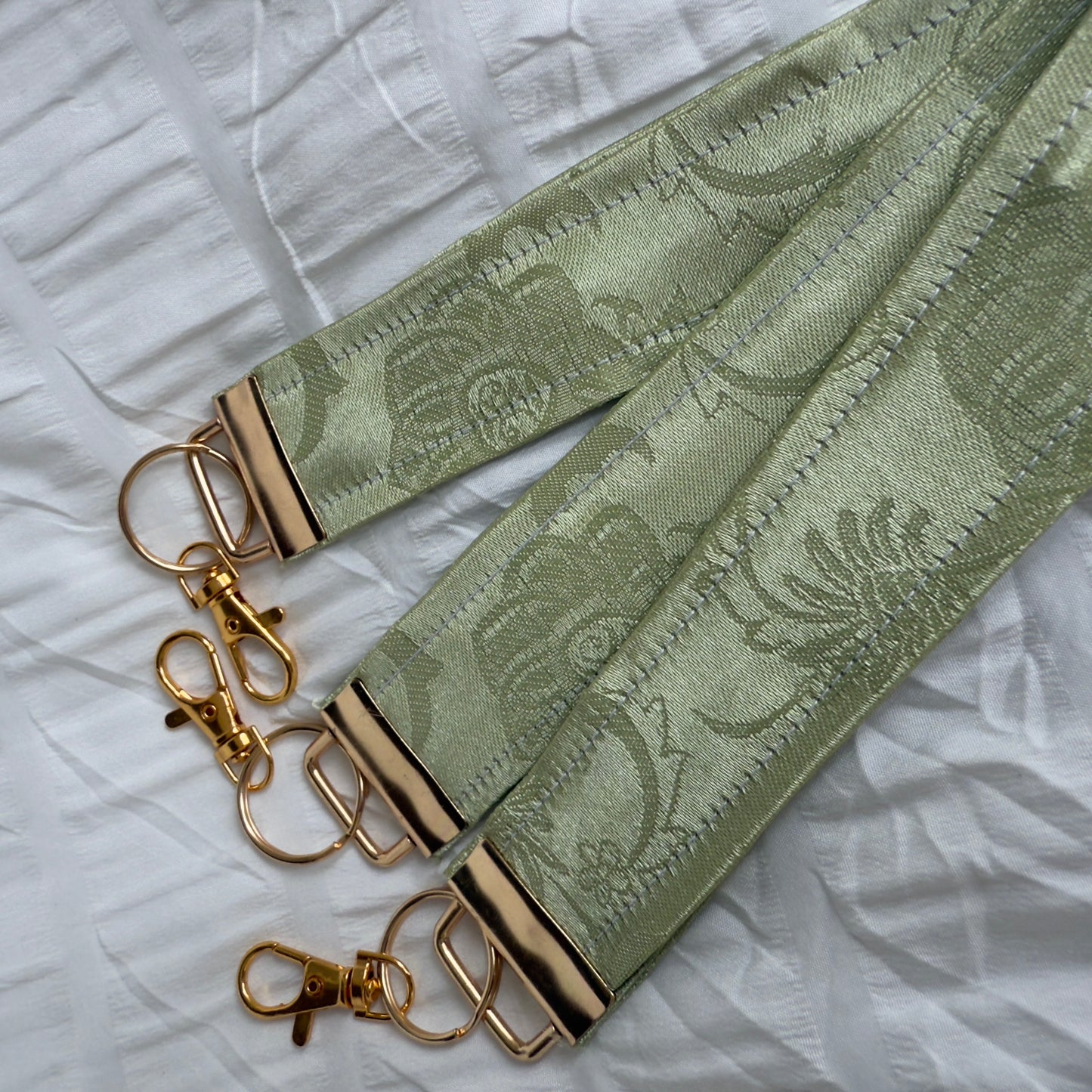 Matcha Mermaid Key Fob Wristlet