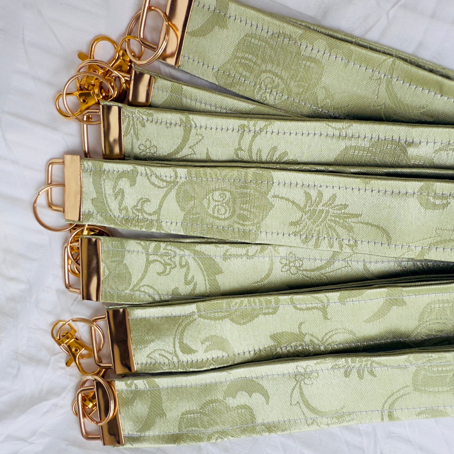 Matcha Mermaid Key Fob Wristlet