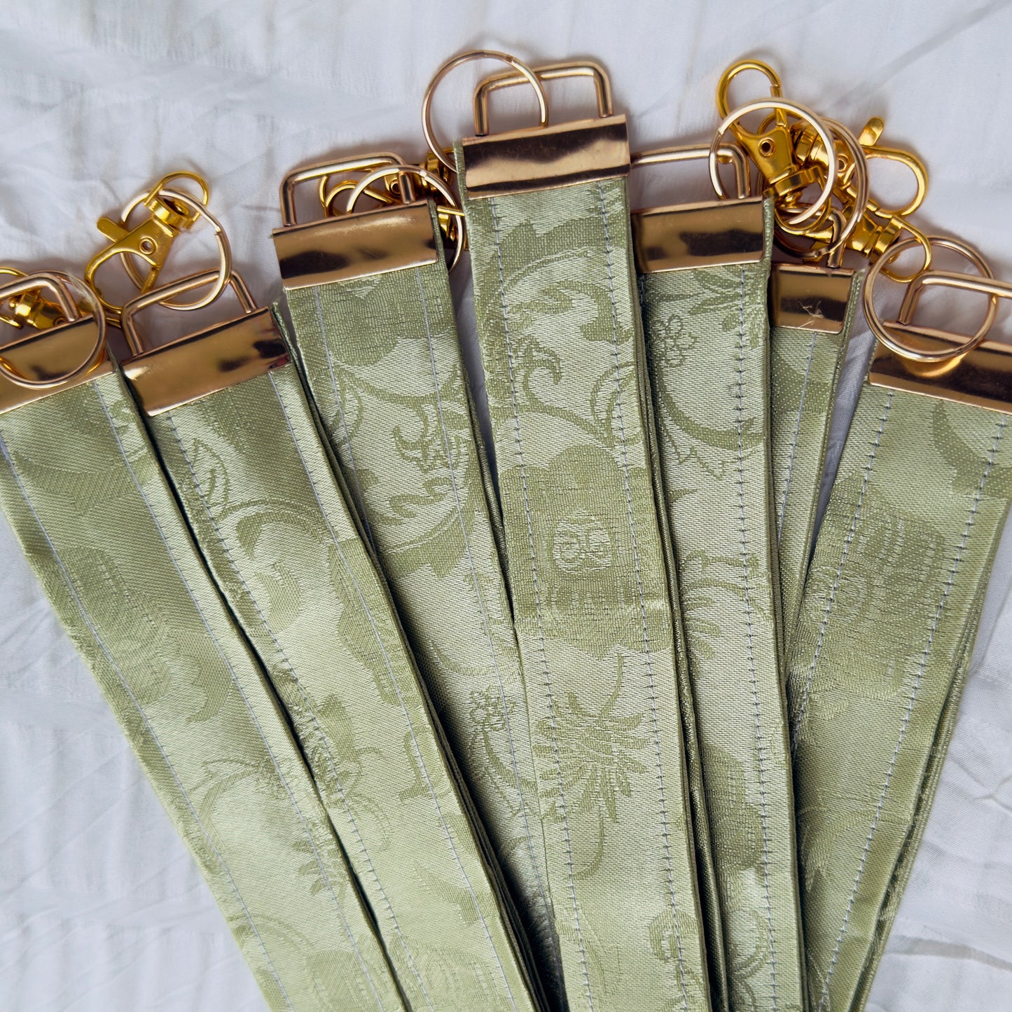 Matcha Mermaid Key Fob Wristlet