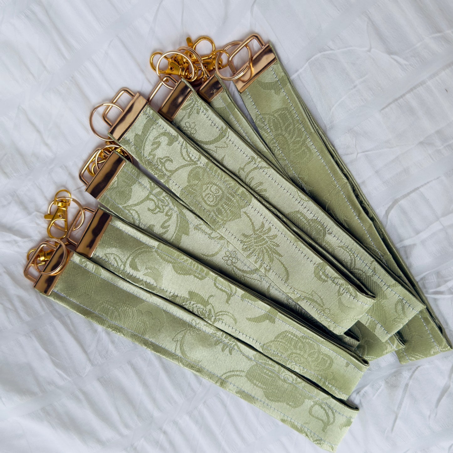 Matcha Mermaid Key Fob Wristlet
