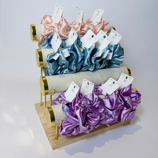 BALLERINA BABY Scrunchie Set, 100% SILK