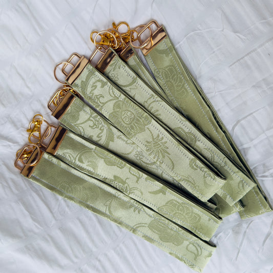 Matcha Mermaid Key Fob Wristlet